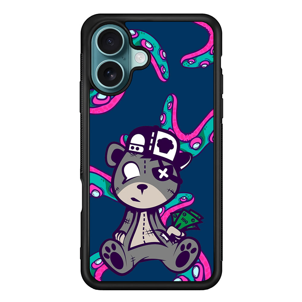 Gangsta Bear Need The Money iPhone 16 Plus Case - Xtracase