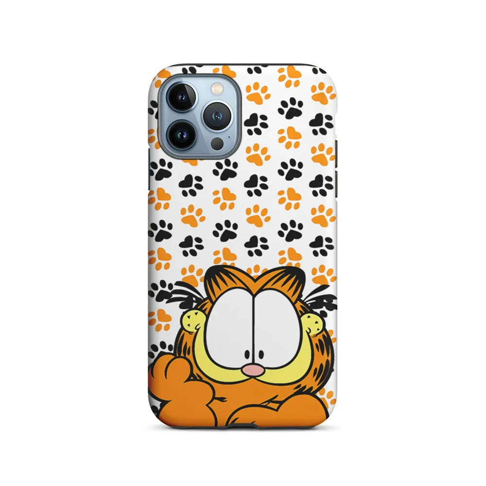 Garfield And His Footprints iPhone 13 Pro Max Case-2 in 1 Tough Case-Xtracase