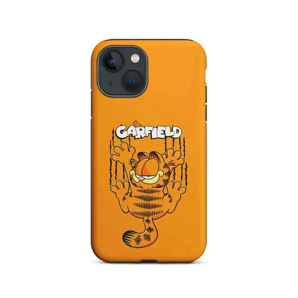Garfield The Cat Scratch Wall iPhone 13 Mini Case-2 in 1 Tough Case-Xtracase