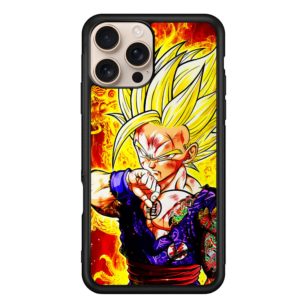 Gohan Super Saiyan 2 iPhone 16 Pro Max Case - iPhone 16 Pro Max