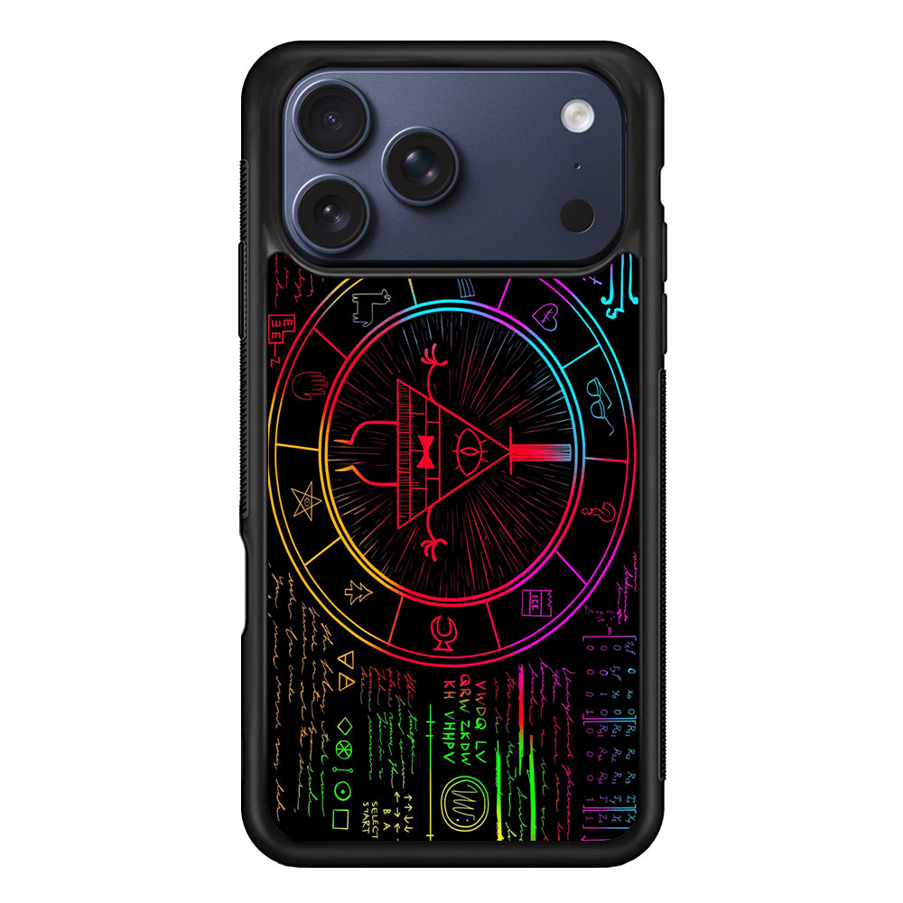 Gravity Falls Bill Cipher Colorful iPhone 17 Pro Case - Xtracase