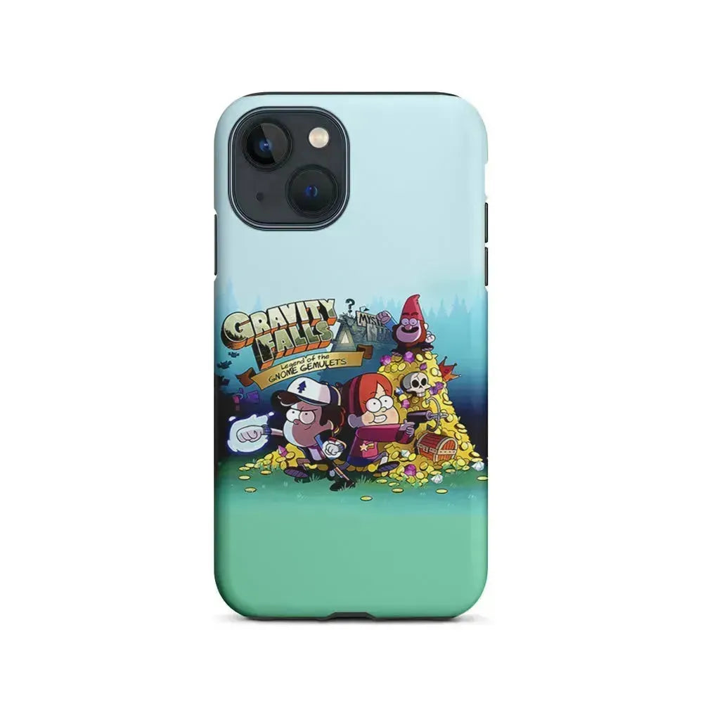 Gravity Falls Gnome Gemulets iPhone 13 Mini Case-2 in 1 Tough Case-Xtracase
