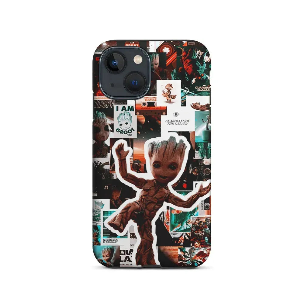 Groot Aesthetic iPhone 13 Mini Case-2 in 1 Tough Case-Xtracase