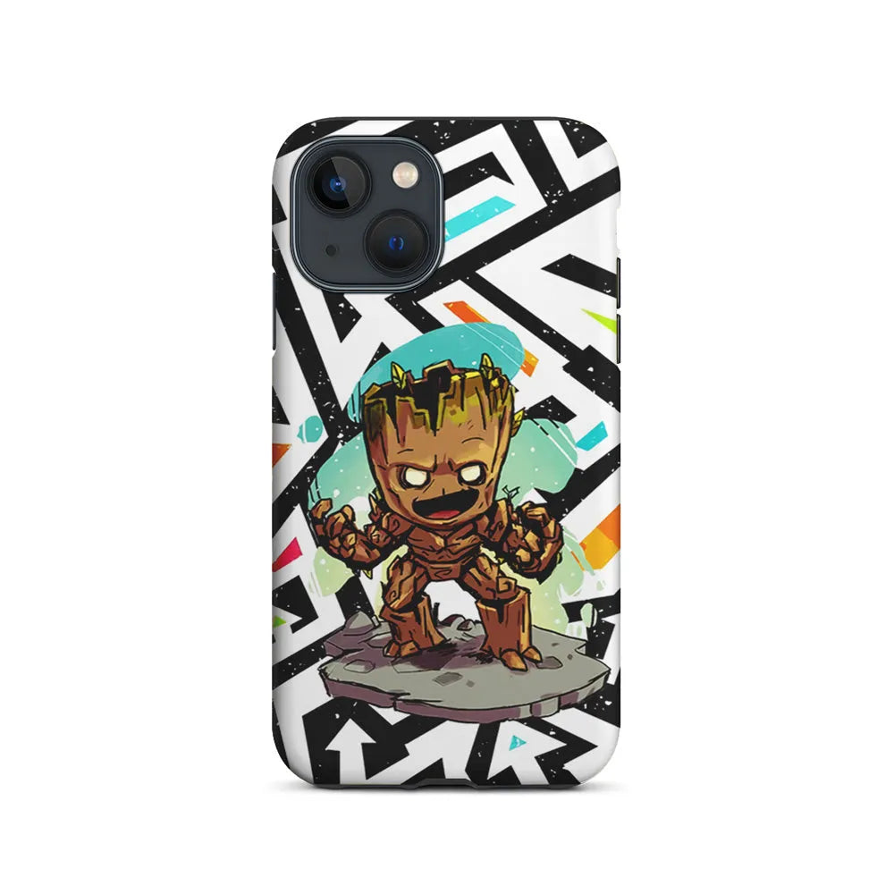 Groot Scream Power iPhone 15 Case-2 in 1 Tough Case-Xtracase