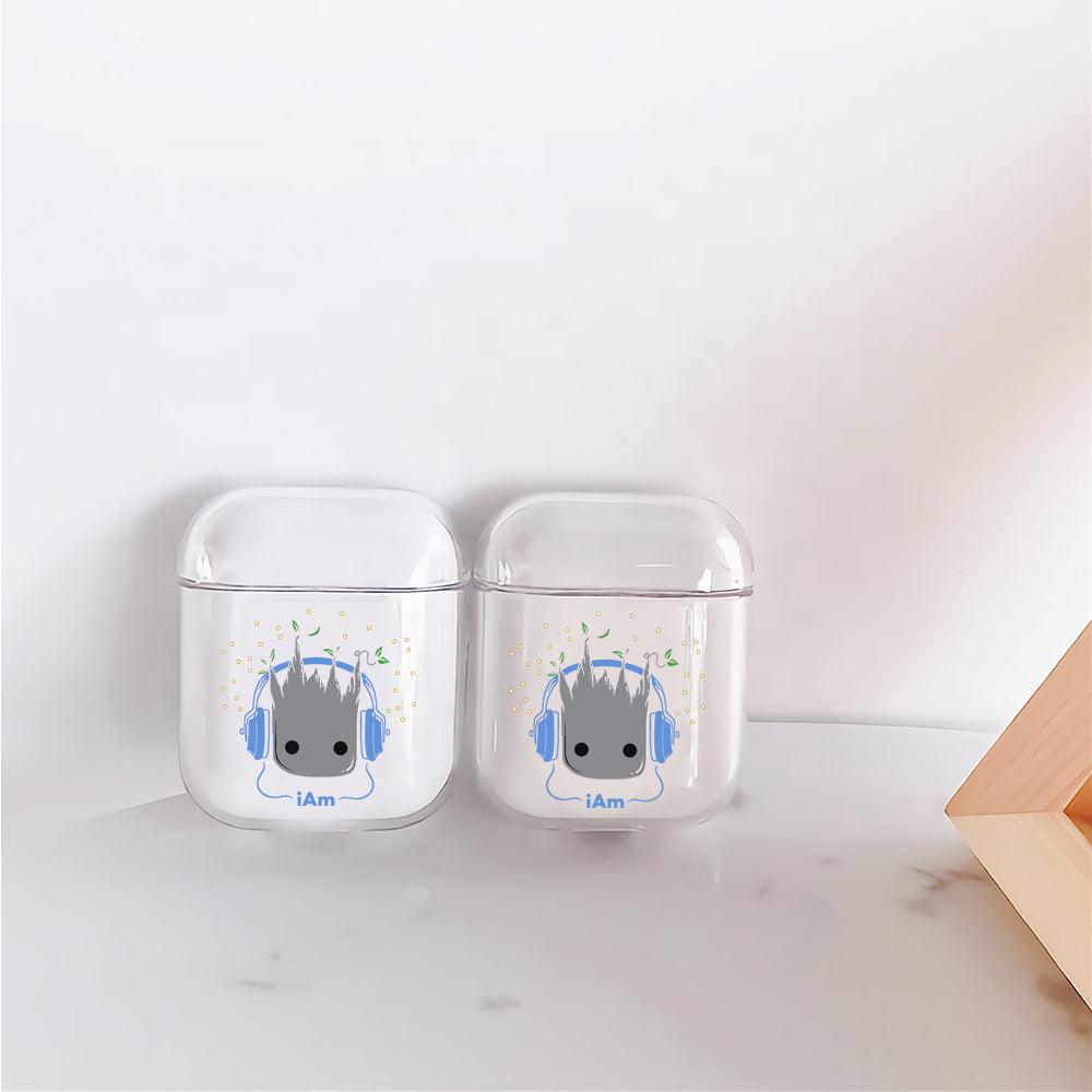 Grooth Music Code Apple Airpods Clear Case-Xtracase