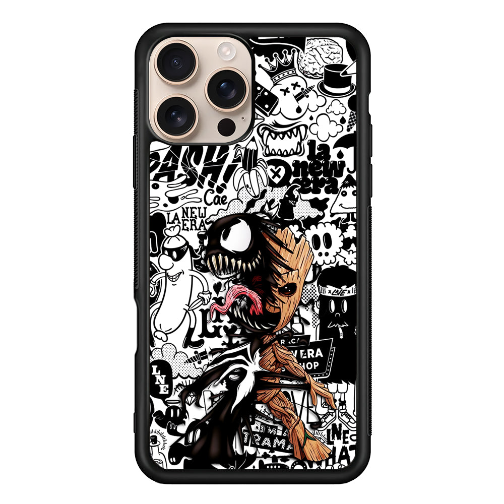 Groot x Venom Fusion Mode iPhone 16 Pro Case - iPhone 16 Pro