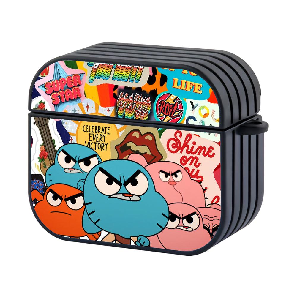 Gumball Integrated Family Hard Plastic Case Cover For Apple Airpods 3-Xtracase