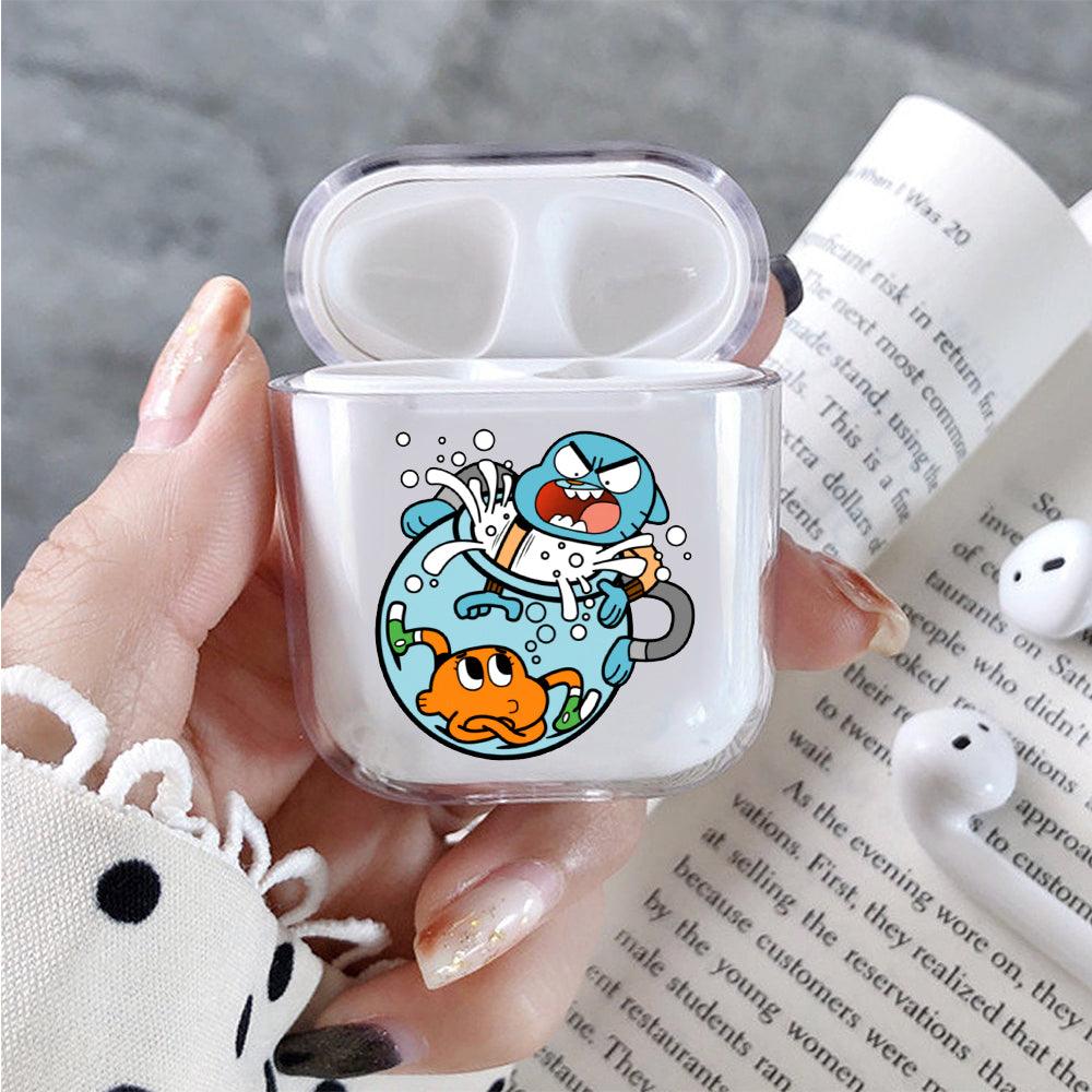 Gumball and Darwin Brotherhood Protective Clear Case Cover For Apple Airpods-Xtracase