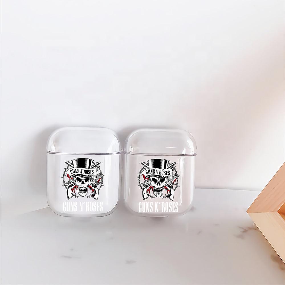 Guns N' Roses Protective Clear Case Cover For Apple Airpods-Xtracase