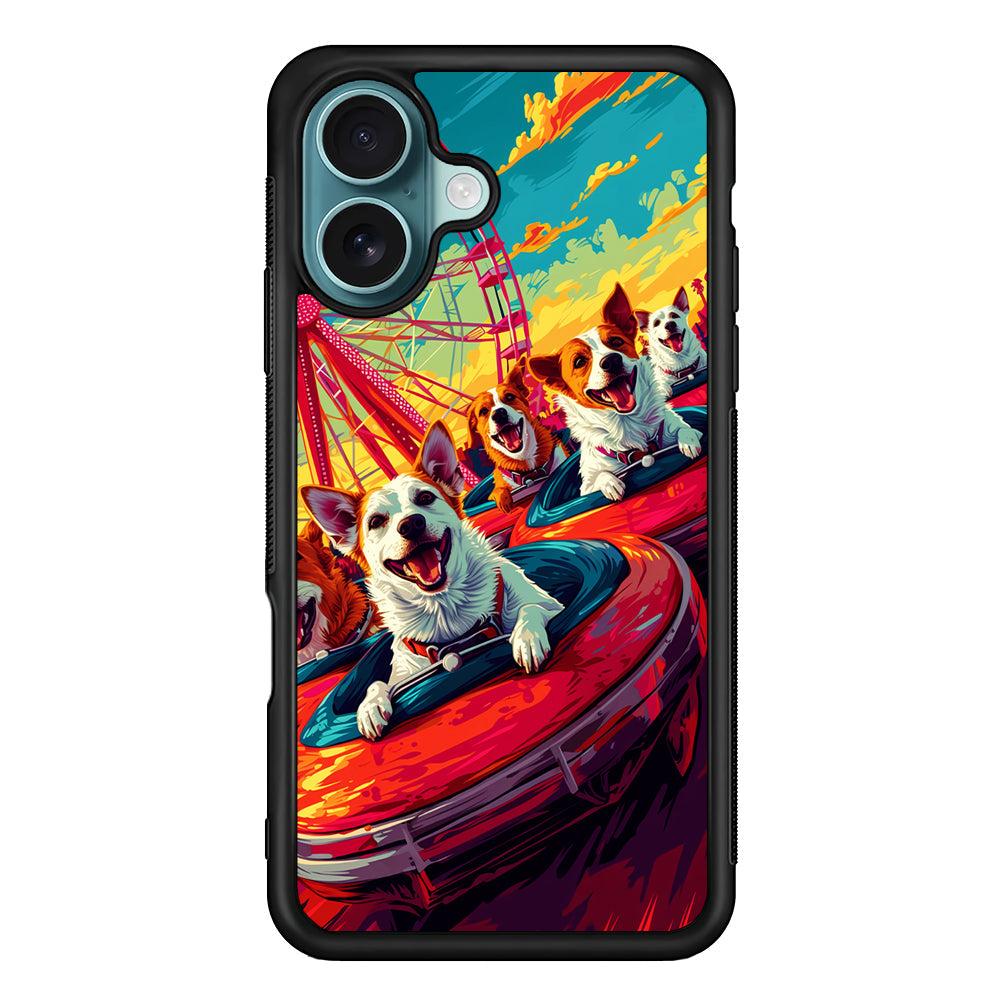 Happy Dogs At Carnival iPhone 16 Plus Case - Xtracase