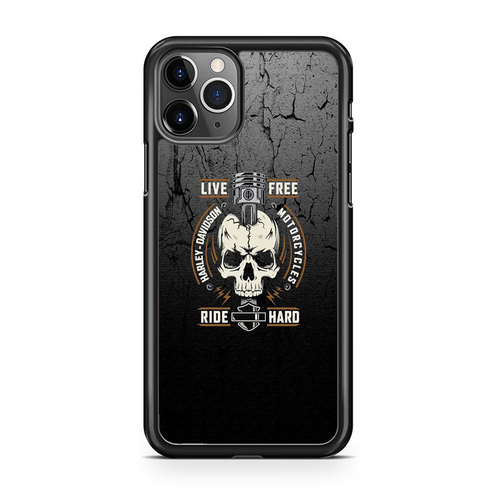 Harley Davidson Live Free with Ride Hard iPhone 11 Pro Case-Xtracase