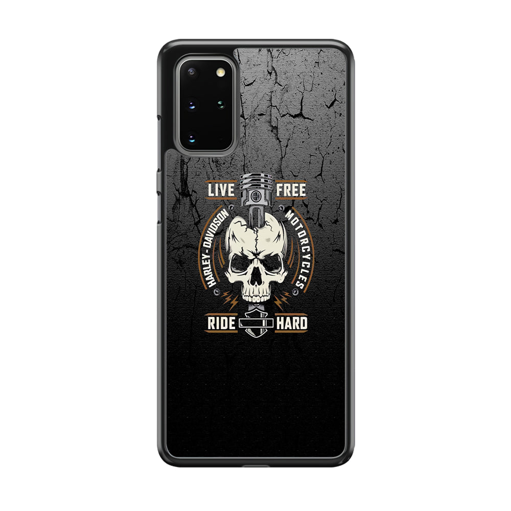 Harley Davidson Live Free with Ride Hard Samsung Galaxy S20 Plus Case-Xtracase