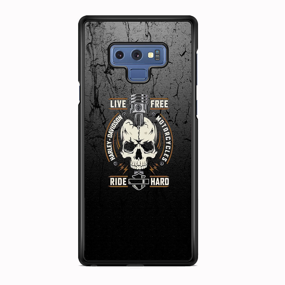 Harley Davidson Live Free with Ride Hard Samsung Galaxy Note 9 Case-Xtracase