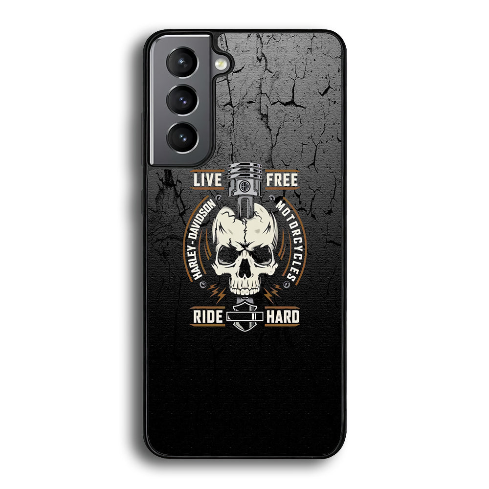 Harley Davidson Live Free with Ride Hard Samsung Galaxy S21 Plus Case-Xtracase