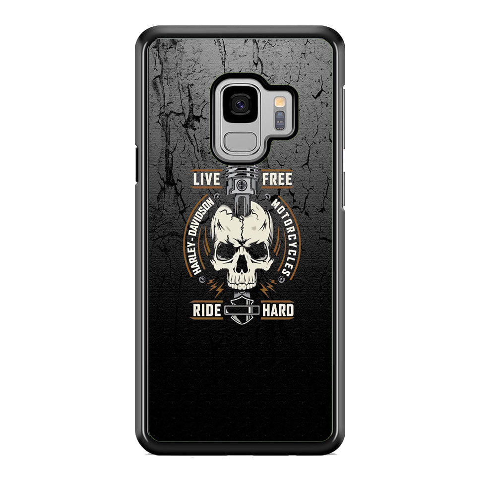 Harley Davidson Live Free with Ride Hard Samsung Galaxy S9 Case-Xtracase
