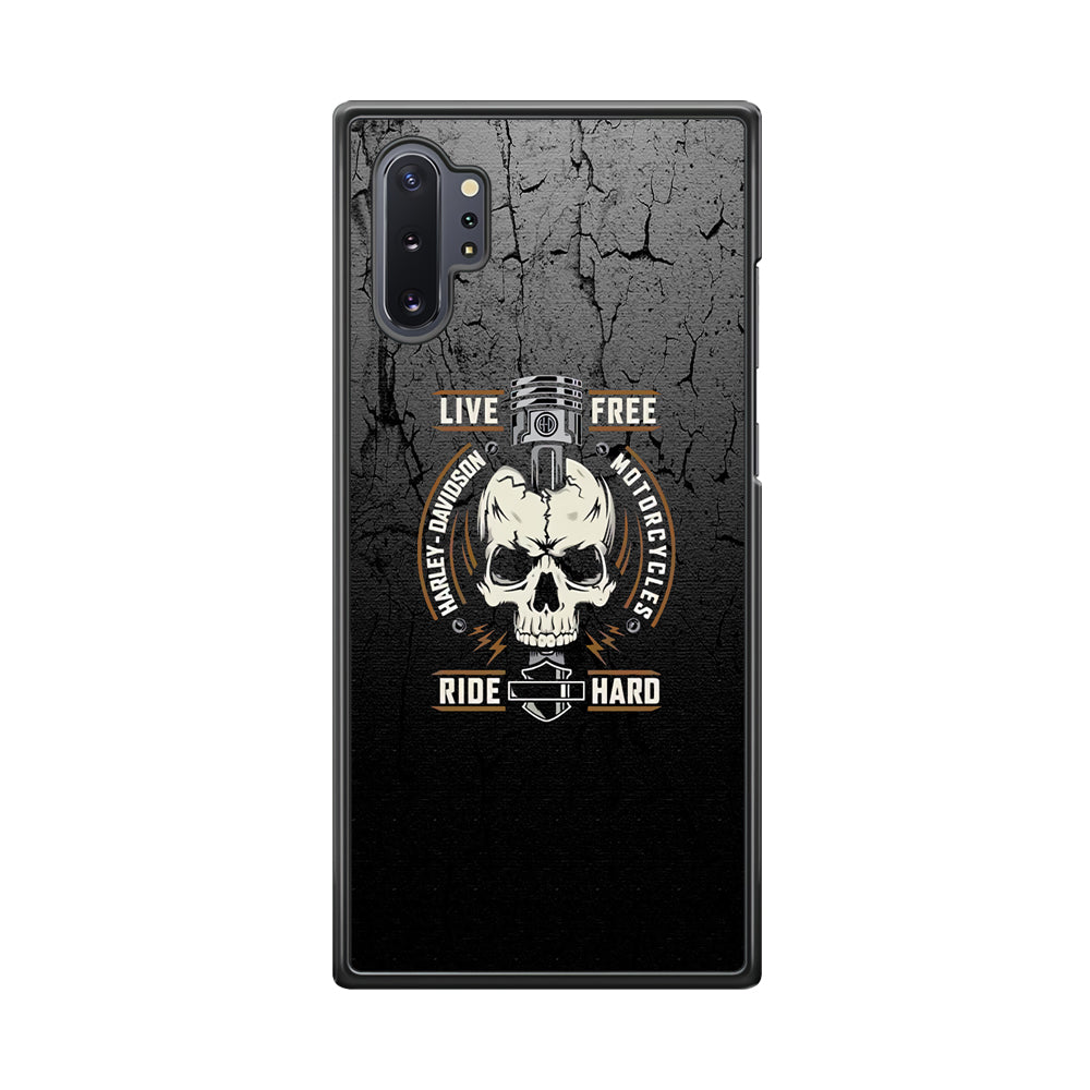 Harley Davidson Live Free with Ride Hard Samsung Galaxy Note 10 Plus Case-Xtracase