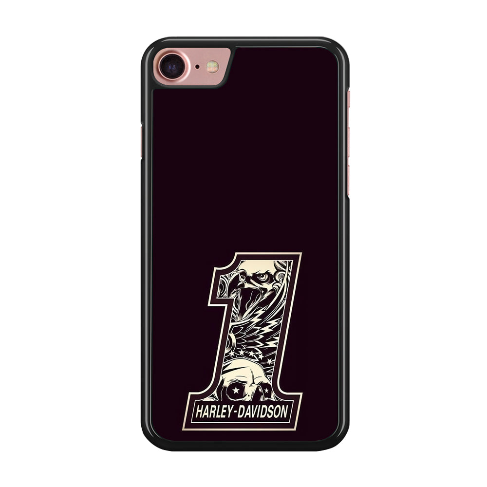 Harley Davidson Number Dark Purple iPhone 8 Case-Xtracase