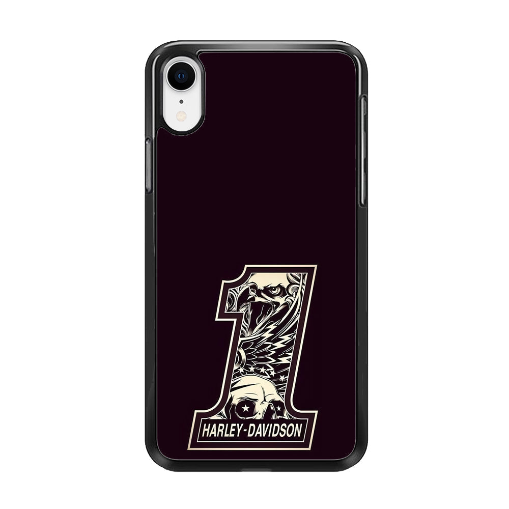 Harley Davidson Number Dark Purple iPhone XR Case-Xtracase