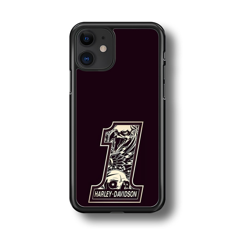 Harley Davidson Number Dark Purple iPhone 11 Case-Xtracase