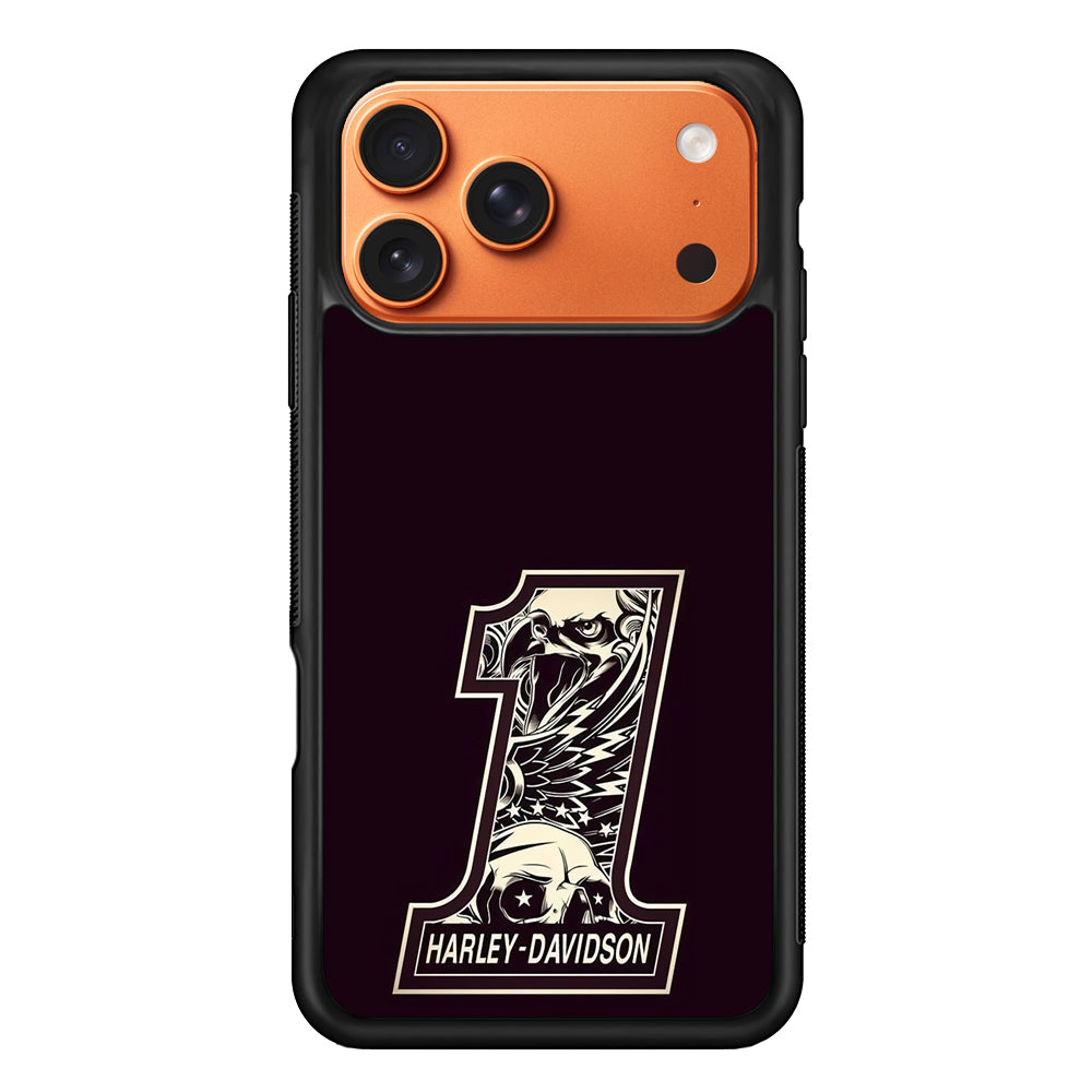 Harley Davidson Number Dark Purple iPhone 17 Pro Max Case