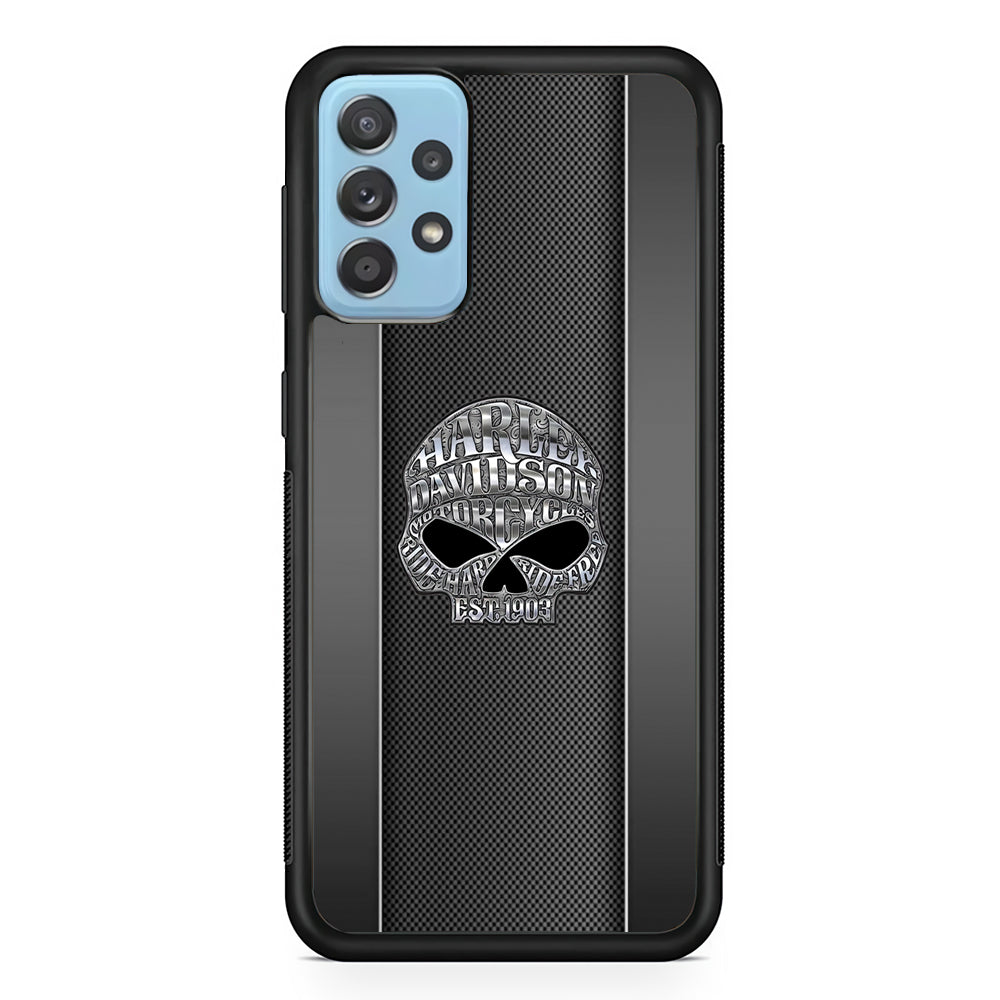 Harley Davidson Old Skull Samsung Galaxy A72 Case-Xtracase