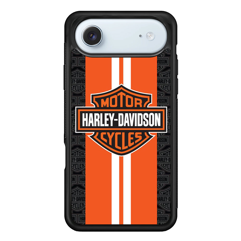Harley Davidson Orange Stripe White iPhone 17 Air Case - Xtracase