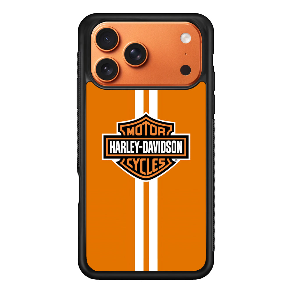 Harley Davidson Orange Touch iPhone 17 Pro Max Case