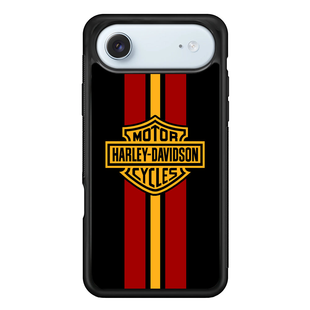 Harley Davidson Red Stripe Emblem iPhone 17 Air Case - Xtracase