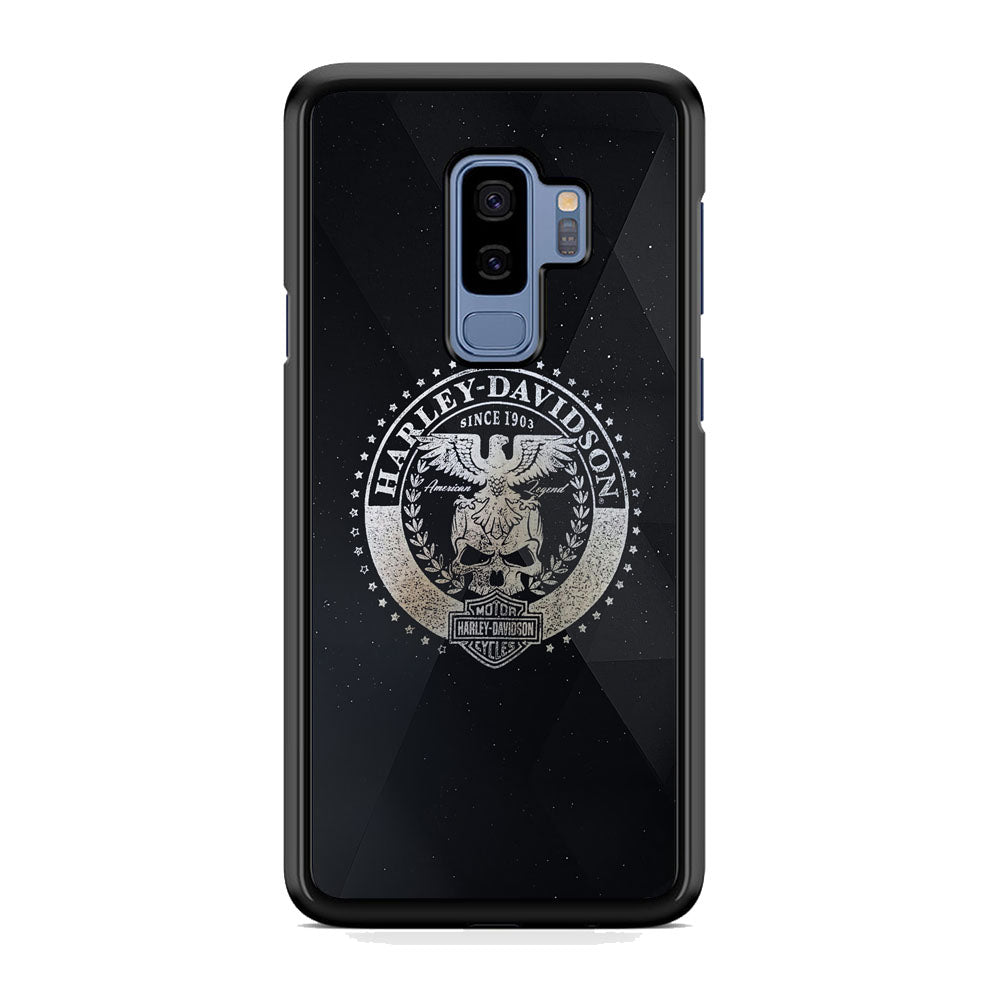 Harley Davidson Silver Emblem Samsung Galaxy S9 Plus Case-Xtracase