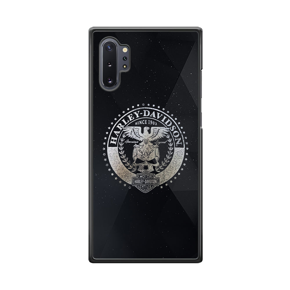 Harley Davidson Silver Emblem Samsung Galaxy Note 10 Plus Case-Xtracase