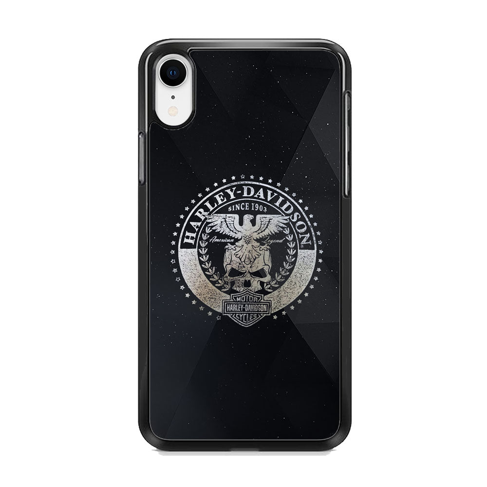 Harley Davidson Silver Emblem iPhone XR Case-Xtracase