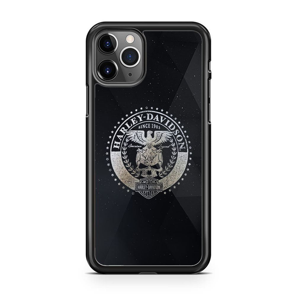 Harley Davidson Silver Emblem iPhone 11 Pro Case-Xtracase