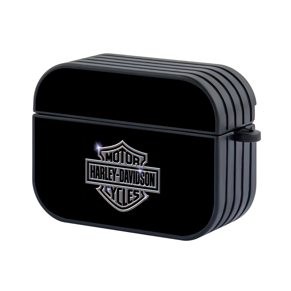 Harley Davidson Silver Logo Art Apple Airpods Pro Case - Xtracase
