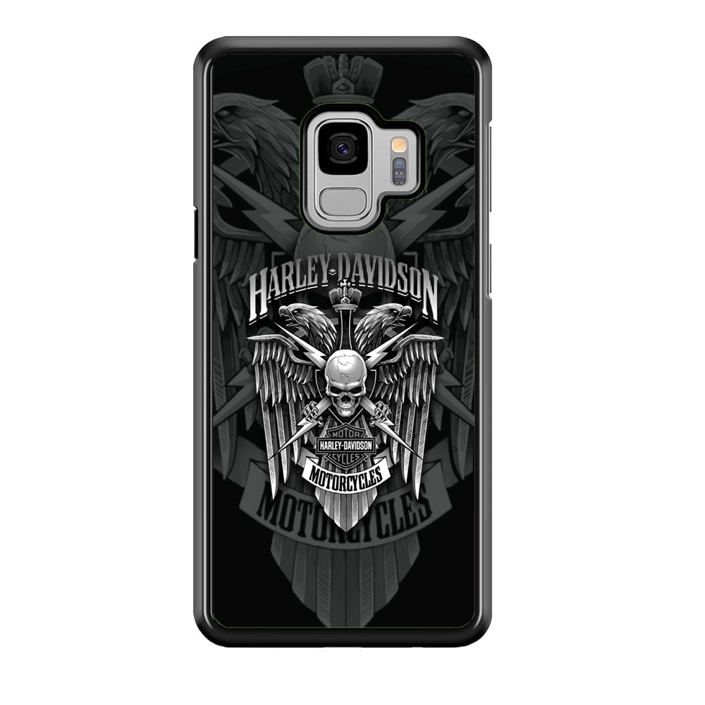 Harley Davidson Silver Pinion Samsung Galaxy S9 Case-Xtracase