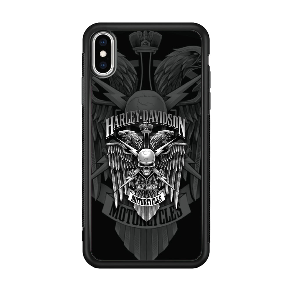Harley Davidson Silver Pinion iPhone X Case-Xtracase