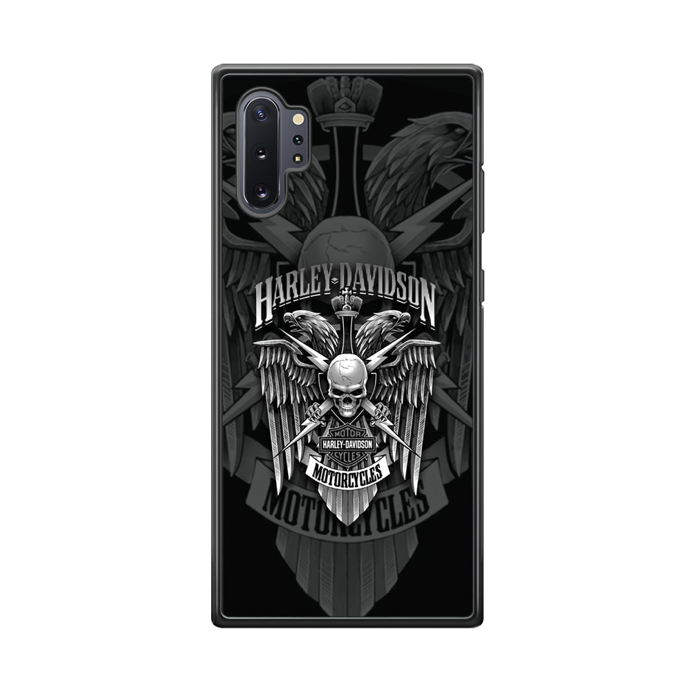 Harley Davidson Silver Pinion Samsung Galaxy Note 10 Plus Case-Xtracase
