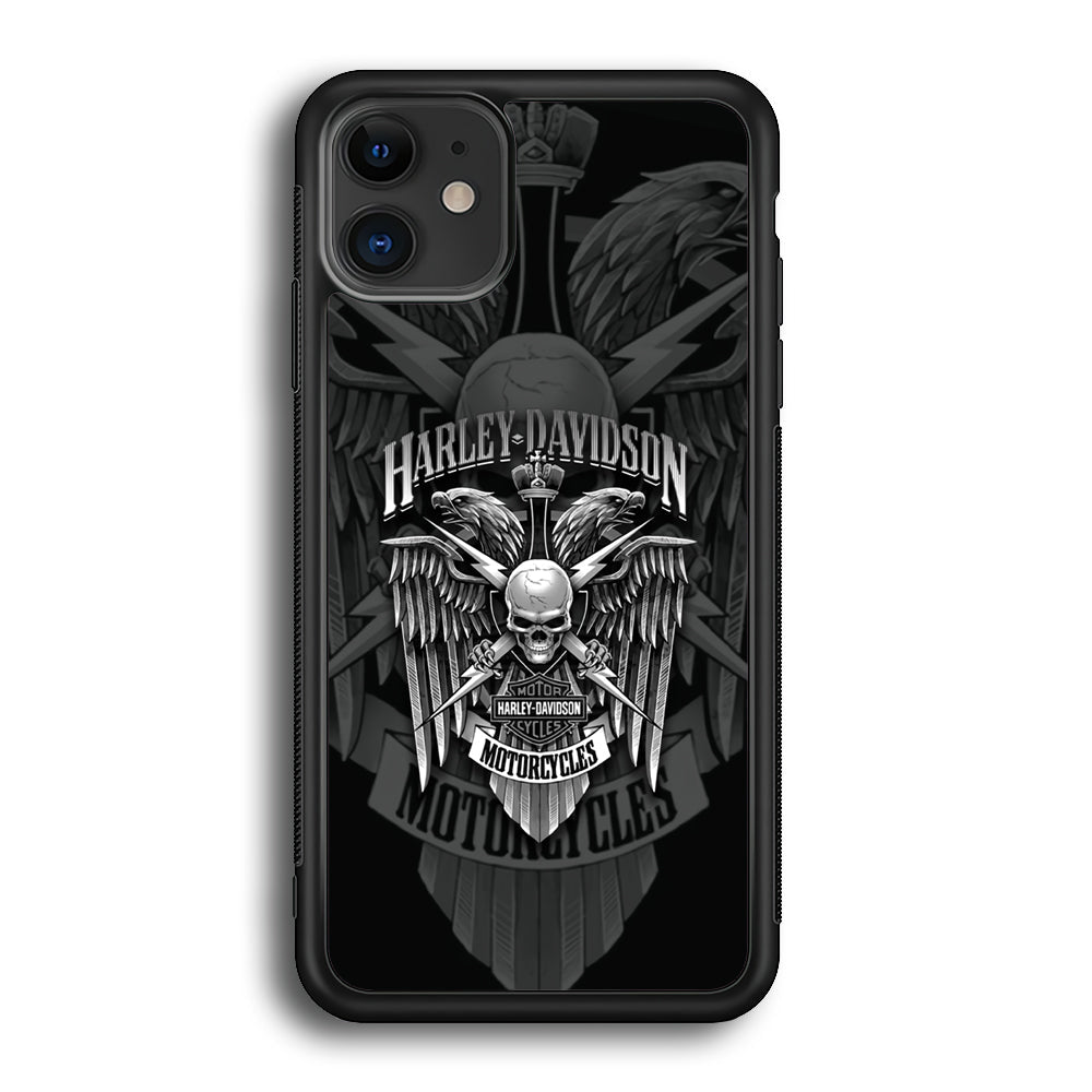 Harley Davidson Silver Pinion iPhone 12 Case-Xtracase