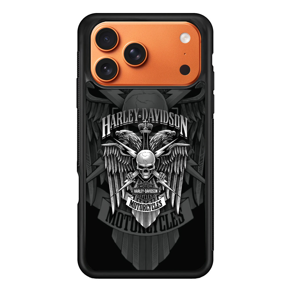 Harley Davidson Silver Pinion iPhone 17 Pro Max Case