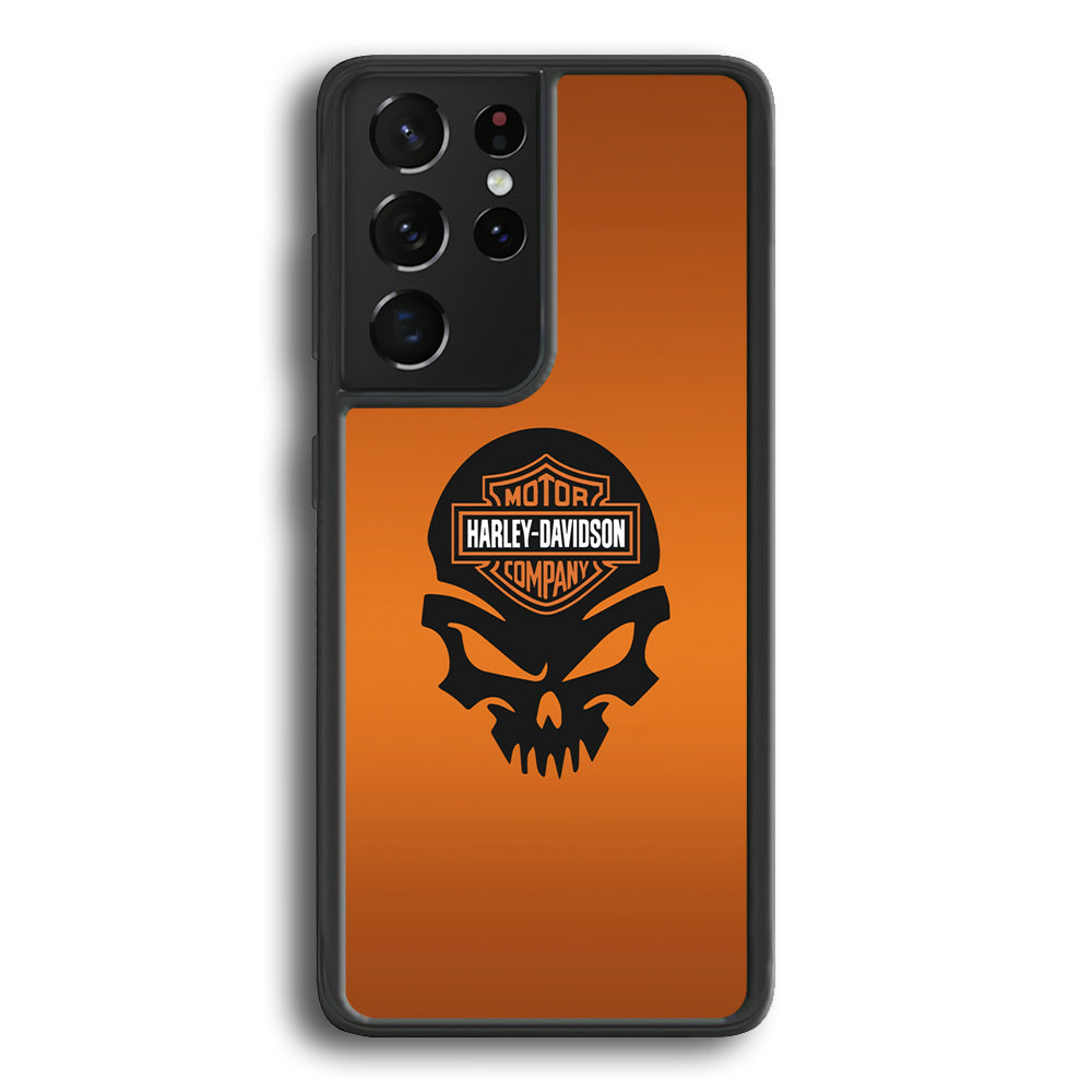 Harley Davidson Skull Silhouette Samsung Galaxy S25 Ultra Case-Xtracase