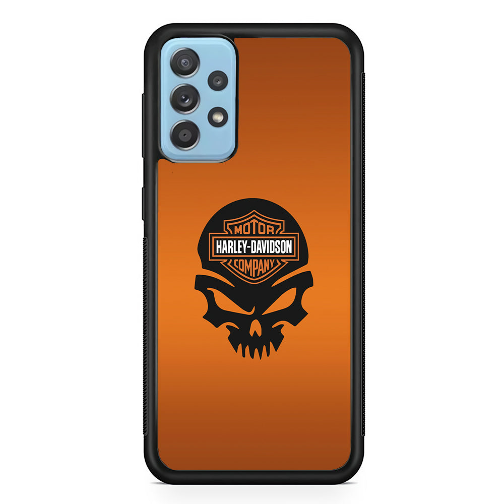 Harley Davidson Skull Silhouette Samsung Galaxy A72 Case-Xtracase