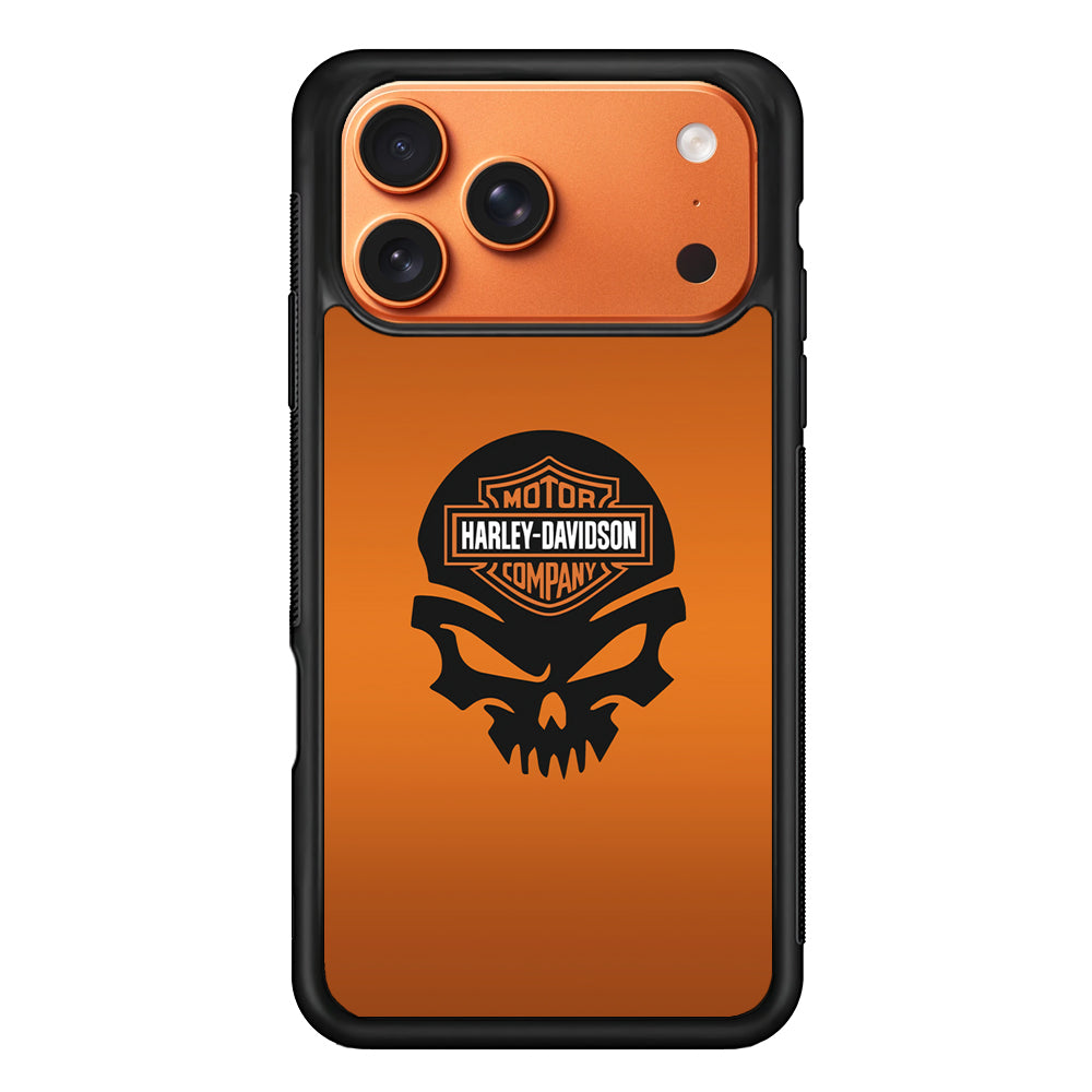 Harley Davidson Skull Silhouette iPhone 17 Pro Max Case