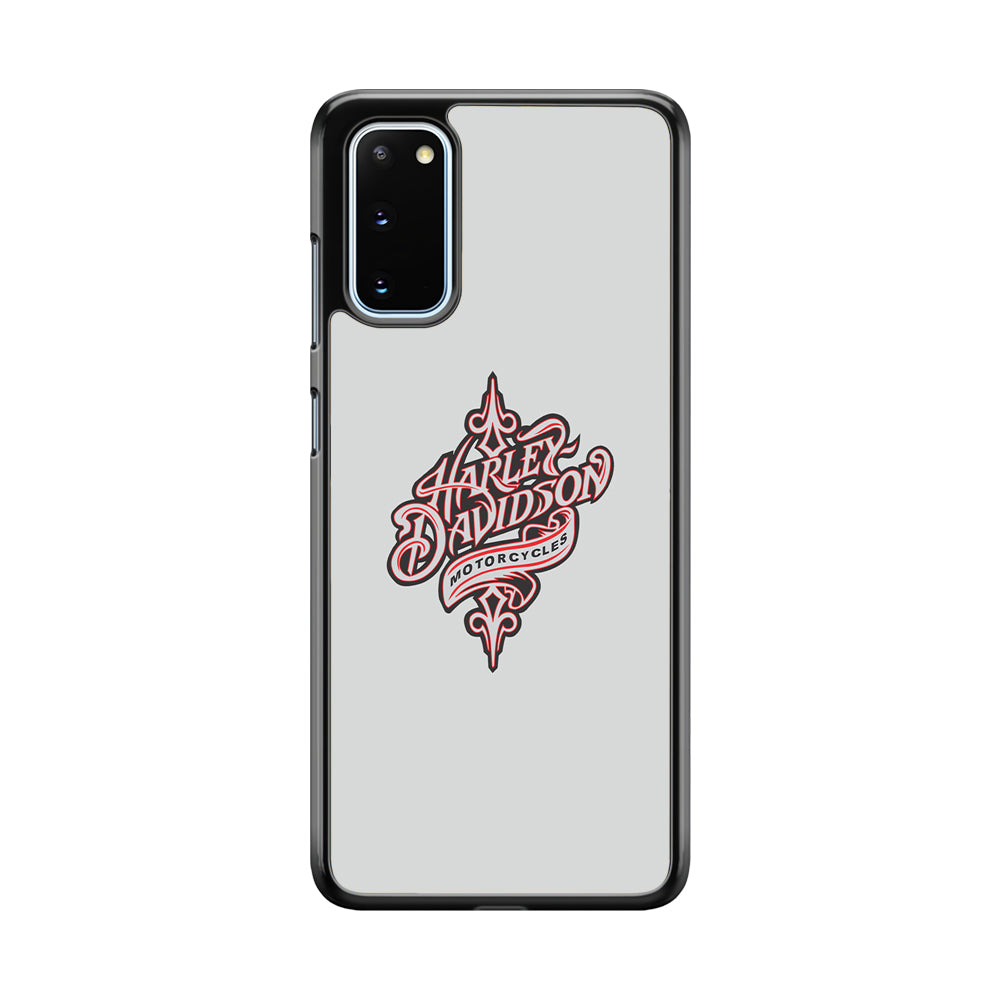 Harley Davidson Soft Grey Samsung Galaxy S20 Case-Xtracase