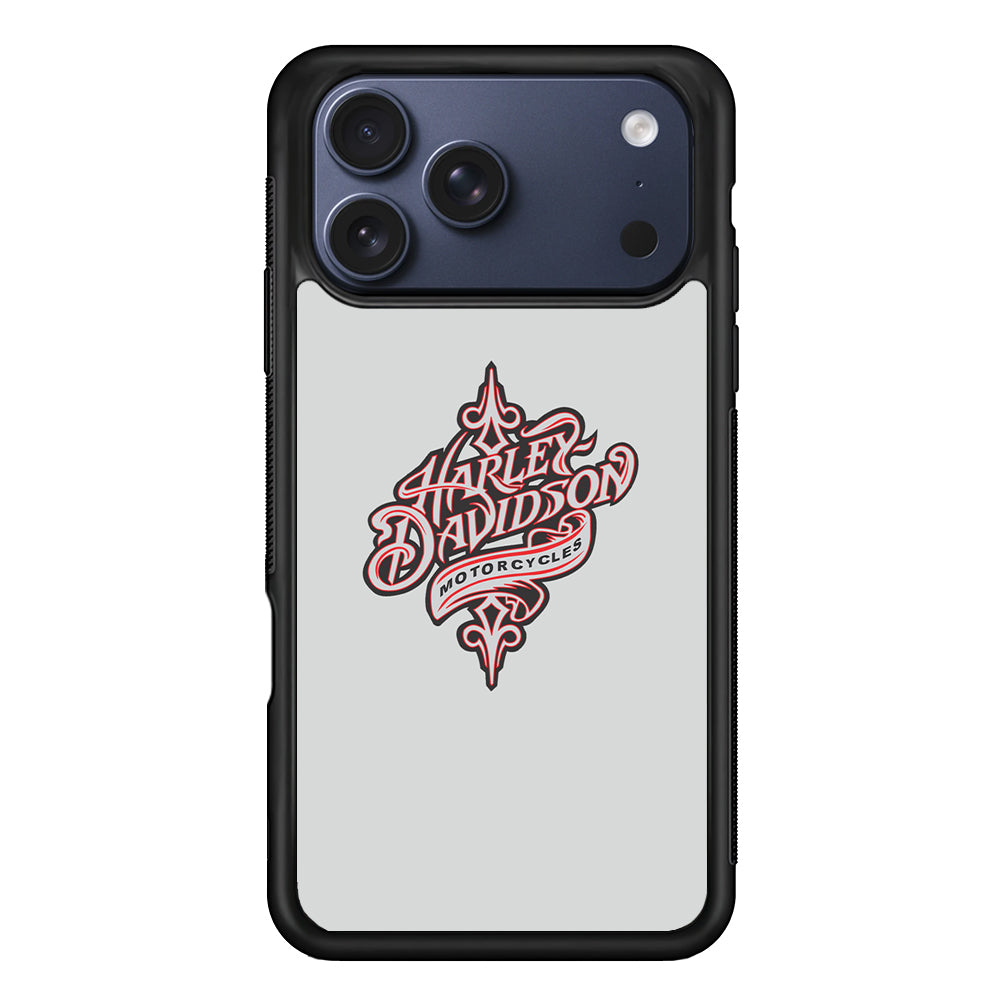 Harley Davidson Soft Grey iPhone 17 Pro Case - Xtracase