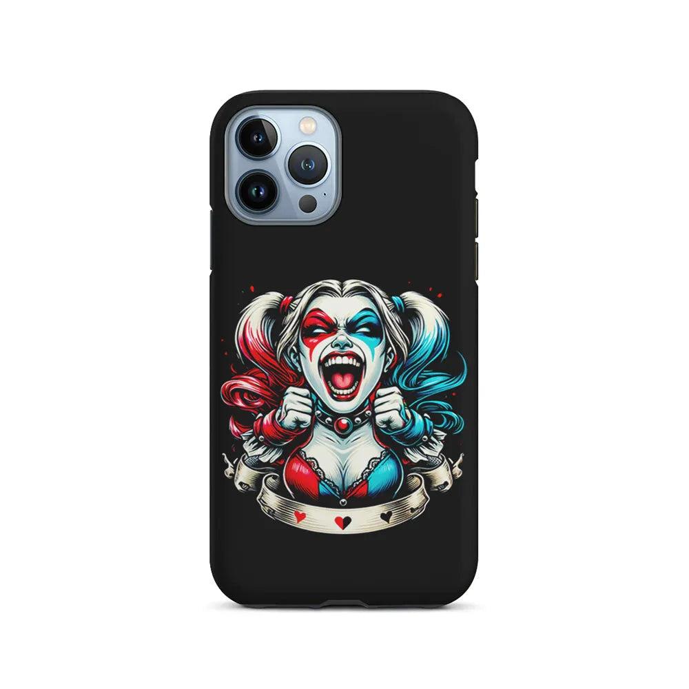 Harley Quinn Scream iPhone 13 Pro Max Case-2 in 1 Tough Case-Xtracase