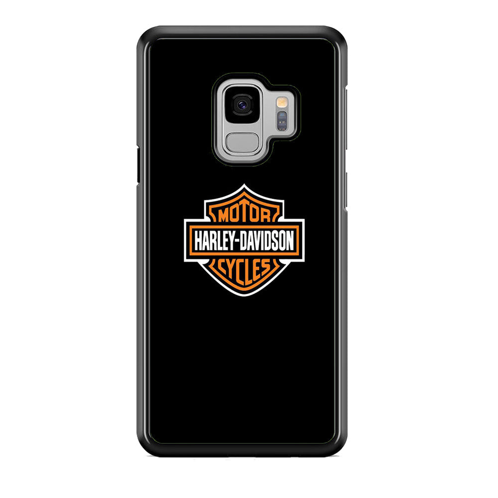 Harley Davidson Logo Black Samsung Galaxy S9 Case-Xtracase