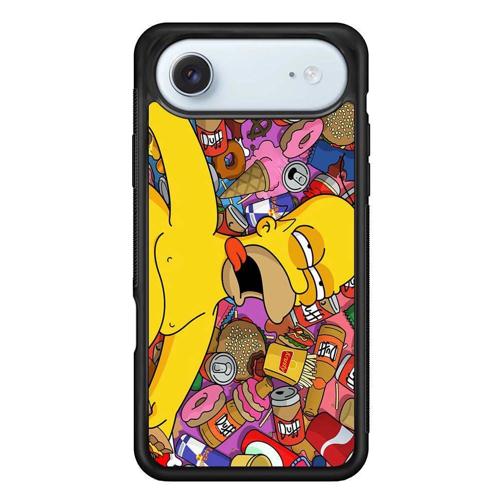 Homer Simpson Faint From Being Full iPhone 17 Air Case - Xtracase