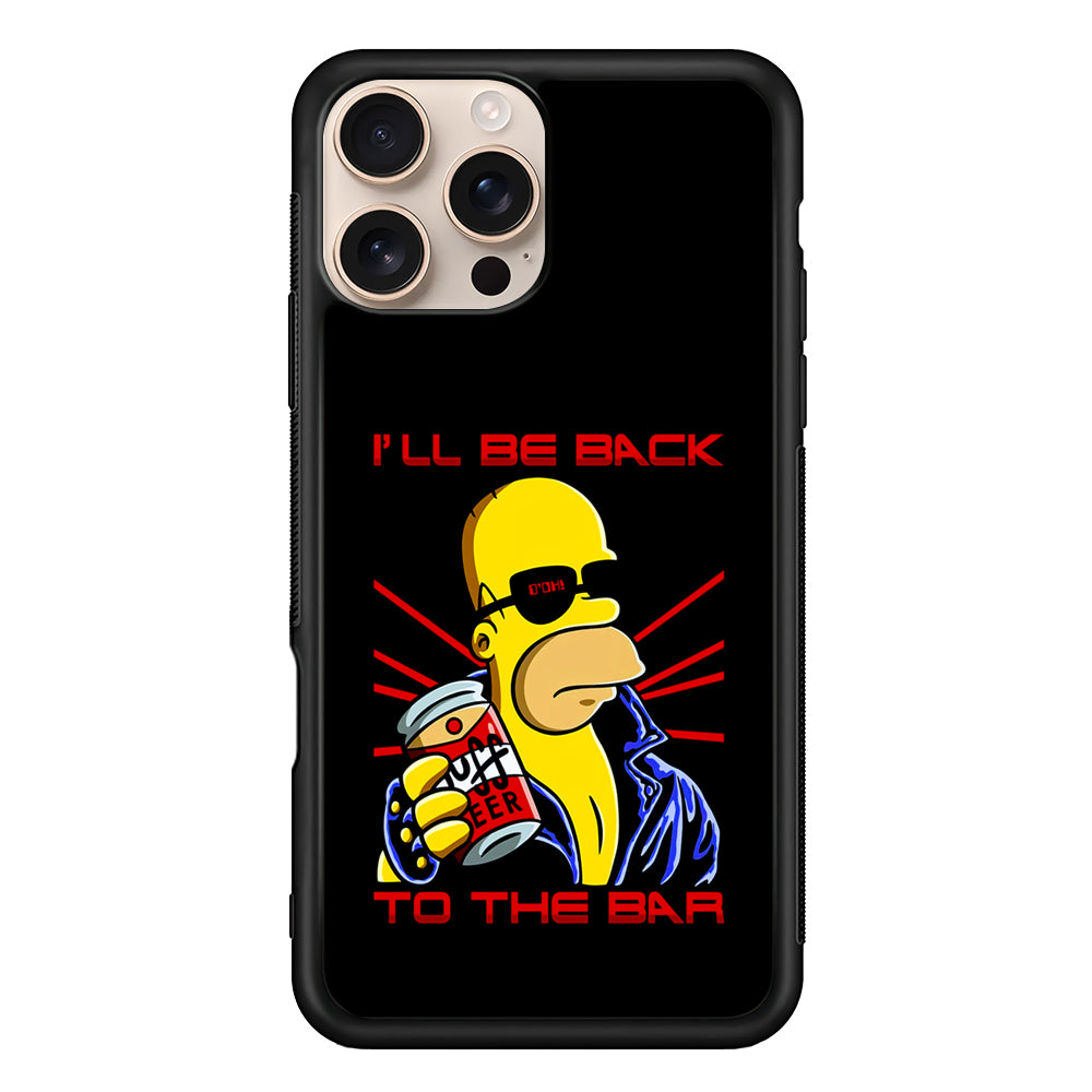 Homer Simpson with Duff Beer iPhone 16 Pro Case - iPhone 16 Pro