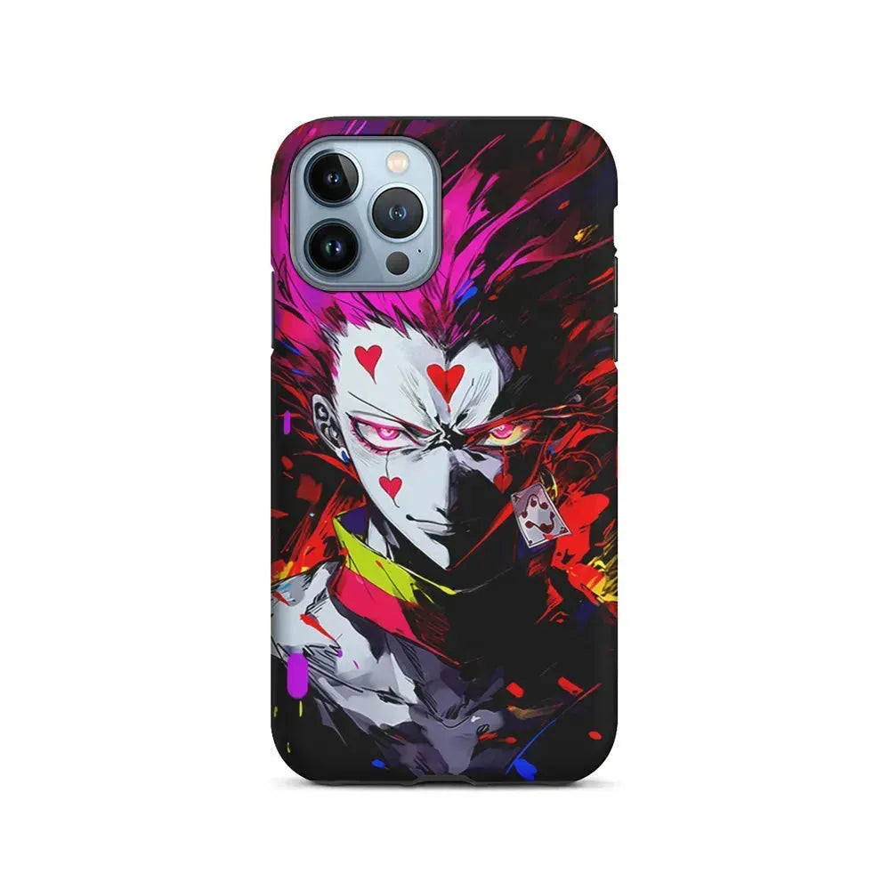 Hunter x Hunter Hisoka Art iPhone 15 Pro Max Case-2 in 1 Tough Case-Xtracase