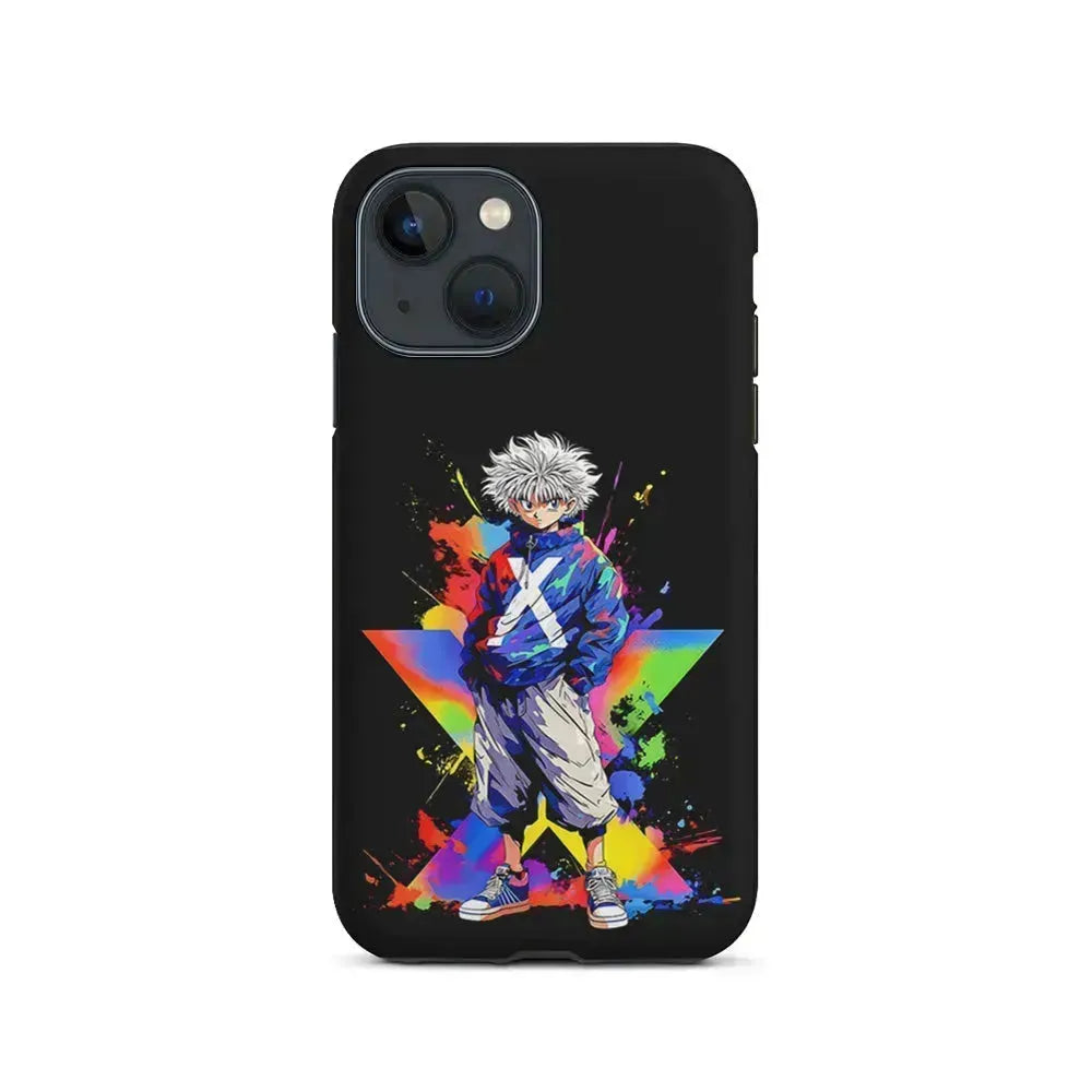 Hunter x Hunter Killua Fashionable iPhone 13 Mini Case-2 in 1 Tough Case-Xtracase