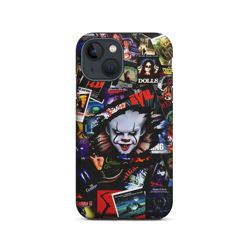 IT Clown Gaze From The Poster iPhone 13 Mini Case-2 in 1 Tough Case-Xtracase